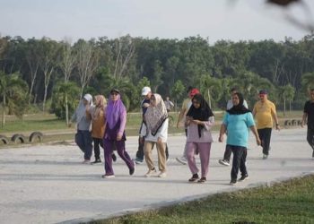 Bupati Asahan H. SURYA, BSC hadiri Car Free Day