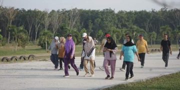 Bupati Asahan H. SURYA, BSC hadiri Car Free Day