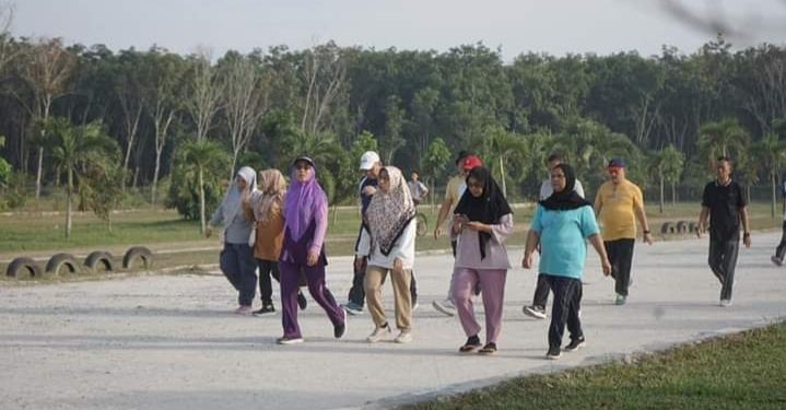 Bupati Asahan H. SURYA, BSC hadiri Car Free Day