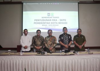 Pj Wali Kota Bekasi Buka Bimtek Penyusunan Rencana Kerja Anggaran