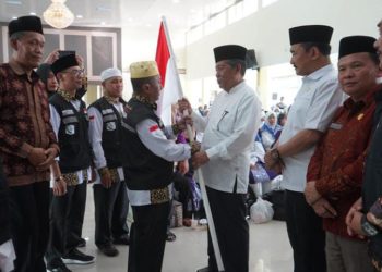 Sani Sambut Kepulangan Jemaah Haji Provinsi Jambi Kloter 24 Sebanyak 447