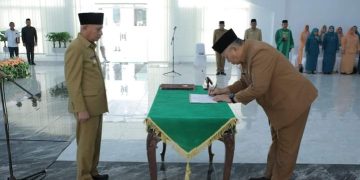 Pj Sekda Kabupaten Asahan Drs. Zainal Aripin Sinaga,MH Dilantik Bupati Asahan