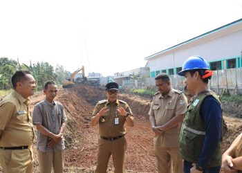 Kroscek Langsung Perkembangan Polder Air; Gani Minta Usahakan Lebih Cepat Prosesnya