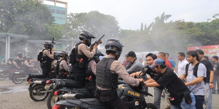 Pemkot Bekasi Bersama Unsur Keamanan Gelar Simulasi Pengamanan Pilkada