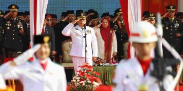 Upacara HUT RI Ke-79, Pj Bupati Dedy Supriyadi Ajak Masyarakat Wujudkan Nusantara Baru, Indonesia Maju