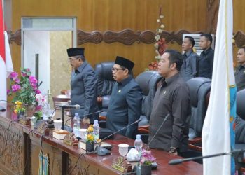 Bupati Hadiri Rapat Paripurna ke Empat DPRD Kabupaten Tanjabbar Tahun 2024