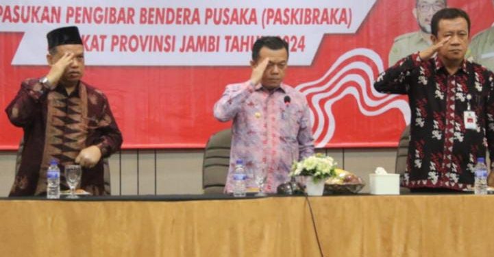Haris Beri Motivasi Pada 54 Orang Paskibraika Provinsi Jambi