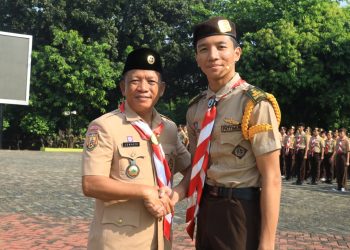 Sekda Pemkot Bekasi Jadi Inspektur Upacara Peringatan Hari Pramuka ke 63 Tahun