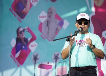 Pj. Wali Kota Bekasi Turut Serta Deklarasi Jaga Kondusifitas Pilkada Sekaligus Senam Bersama Dengan Bawaslu