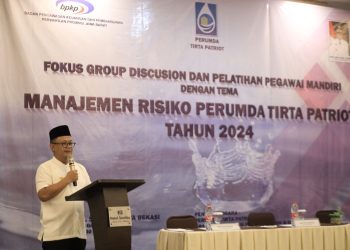 Pj Wali Kota Bekasi Buka Pelatihan Pegawai Mandiri pada PDAM Tirta Patriot Kota Bekasi