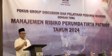 Pj Wali Kota Bekasi Buka Pelatihan Pegawai Mandiri pada PDAM Tirta Patriot Kota Bekasi