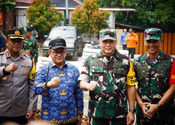 Tinjau Progress Pelaksanaan TMMD Ke-122, Pj. Wali Kota Bekasi Apresiasi atas Peran TNI dalam Pembangunan Wilayah