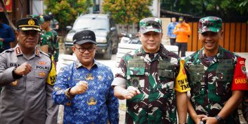 Tinjau Progress Pelaksanaan TMMD Ke-122, Pj. Wali Kota Bekasi Apresiasi atas Peran TNI dalam Pembangunan Wilayah