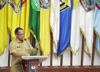 Pj. Wali Kota Bekasi Gani Muhamad Hadiri Penyambutan Mendagri dan 2 Wamendagri yang Baru