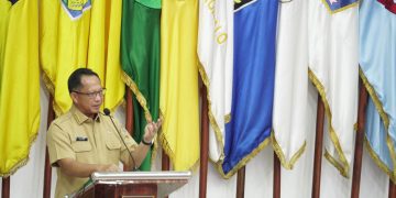 Pj. Wali Kota Bekasi Gani Muhamad Hadiri Penyambutan Mendagri dan 2 Wamendagri yang Baru