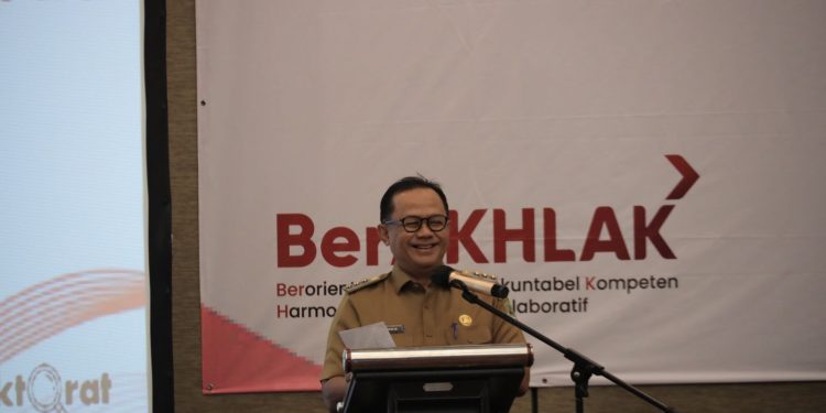 Buka Sosialisasi Anti Korupsi. Pj Wali Kota Bekasi Tekankan Arahan Presiden Untuk Wanti-Wanti Kebocoran Korupsi