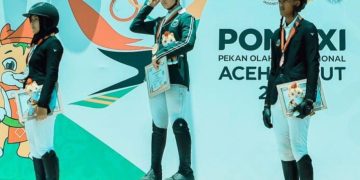 Atlet Berkuda Sumut Raih Medali Emas PON XXI Aceh-Sumut 2024