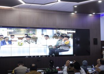 Melalui Zoom, Pj Wali Kota Bekasi Ikut Do’a bersama lintas agama