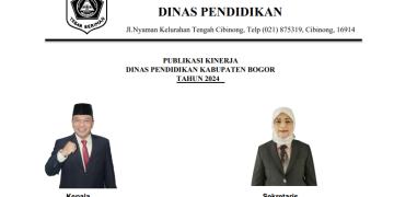 PUBLIKASI KINERJA DINAS PENDIDIKAN KABUPATEN BOGOR TAHUN 2024 