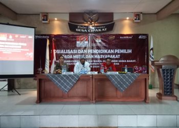 Gandeng PWRI,KPU Kabupaten Tasikmalaya Adakan Acara Sosialisasi Pendidikan Pemilih Terhadap Masyarakat