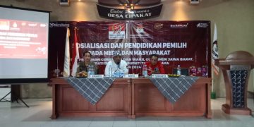 Gandeng PWRI,KPU Kabupaten Tasikmalaya Adakan Acara Sosialisasi Pendidikan Pemilih Terhadap Masyarakat