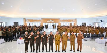 Bupati Dendi Ramadhona Hadiri Peringatan Hari Anti Korupsi Sedunia Bersama Kepala Desa dan BPD se-Kabupaten Pesawaran