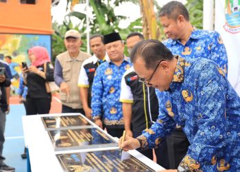 Pemkot Bekasi Bersama Bank BJB Fasilitasi Pembangunan Sarana Olahraga untuk Warga Masyarakat