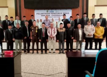 Dr. H Ahmad Sopandi Resmi Di Lantik Sebagai Ketua MKKS SMK, Masa Bakti 2025-2028