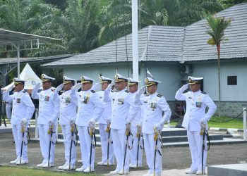 Bangkitkan Jiwa Patriolisme: Prajurit Harimau Sumatera Wilayah Lampung Laksanakan Upacara Hari Dharma Samudera