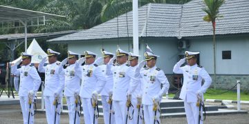 Bangkitkan Jiwa Patriolisme: Prajurit Harimau Sumatera Wilayah Lampung Laksanakan Upacara Hari Dharma Samudera