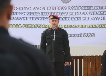Lapas Tanjungbalai Asahan Gelar Upacara Penandatanganan Pakta Integritas