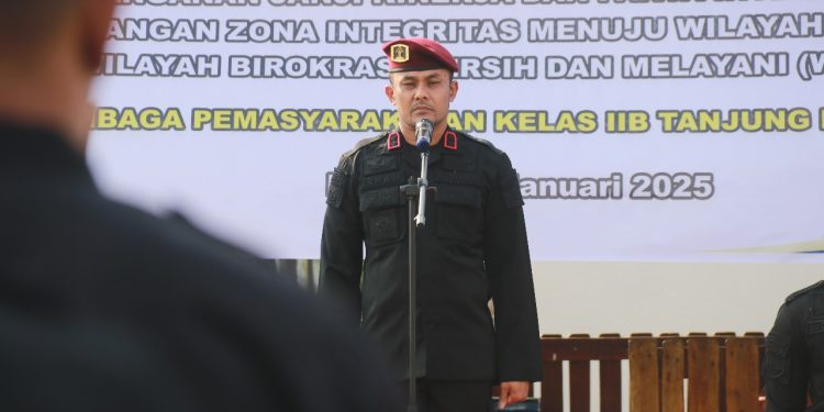 Lapas Tanjungbalai Asahan Gelar Upacara Penandatanganan Pakta Integritas