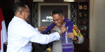 Kapolres Pematangsiantar Terima Audiensi Kalapas Davy Bartian