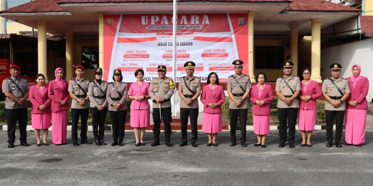 Kapolres Pematangsiantar Pimpin Sertijab Wakapolres, Lima Kasat dan Dua Kapolsek