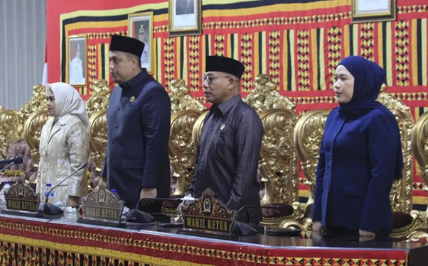 DPRD Lampung Selatan Gelar Rapat Paripurna, Umumkan Usulan Pemberhentian Bupati dan Wakil Bupati