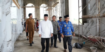 Menjelang Akhir Masa Jabatan, Pj. Gubernur Lampung Tinjau Progres Pembangunan Masjid Al-Hijrah Kota Baru