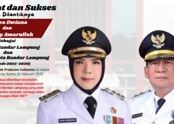 Eva Dwiana dan Deddy Amarullah Resmi Pimpin Bandarlampung, Siap Wujudkan Kota Lebih Maju