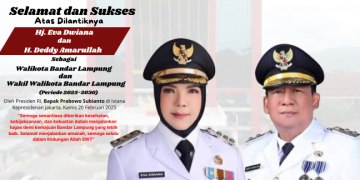 Eva Dwiana dan Deddy Amarullah Resmi Pimpin Bandarlampung, Siap Wujudkan Kota Lebih Maju
