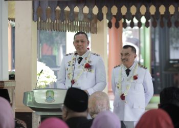 Aparatur dan Para Tokoh Sambut Hangat Walikota Tri Adhianto dan Wawali Haris Bobihoe