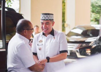 Bupati Dendi Ramadhona Beserta Jajaran Terima Kunjungan Kerja dan Silaturahmi Pj Gubernur Lampung