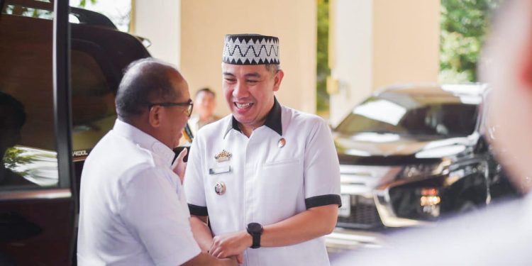 Bupati Dendi Ramadhona Beserta Jajaran Terima Kunjungan Kerja dan Silaturahmi Pj Gubernur Lampung