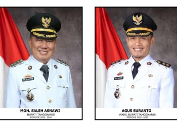 Dilantik Presiden RI Prabowo , H. Moh. Saleh Asnawi dan Agus Suranto Resmi Sebagai Bupati dan Wakil Bupati Kabupaten Tanggamus Periode 2025-2029