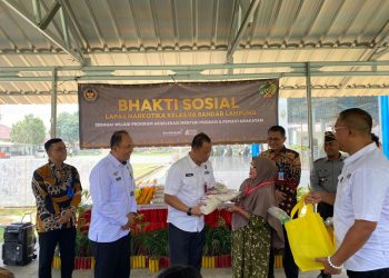Lapas Narkotika Bandar Lampung Gelar Bakti Sosial untuk Keluarga Warga Binaan dalam Mendukung Program Akselerasi Kemenimipas