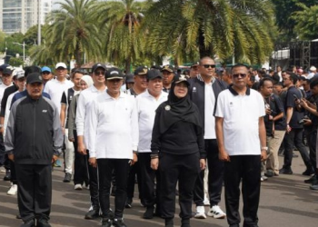 Wali Kota Bandar Lampung Eva Dwiana Ikut Gladi Bersih di Monas Jelang Pelantikan