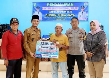 Program BLT DD Tahap 1 Tahun 2025 Sudah Di Salurkan Pemdus Suka Jaya.