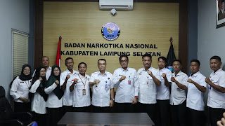 BNNK Lampung Selatan dan Lapas Kelas IIA Kalianda Jalin Kerja Sama untuk Penguatan Program Pencegahan Narkotika