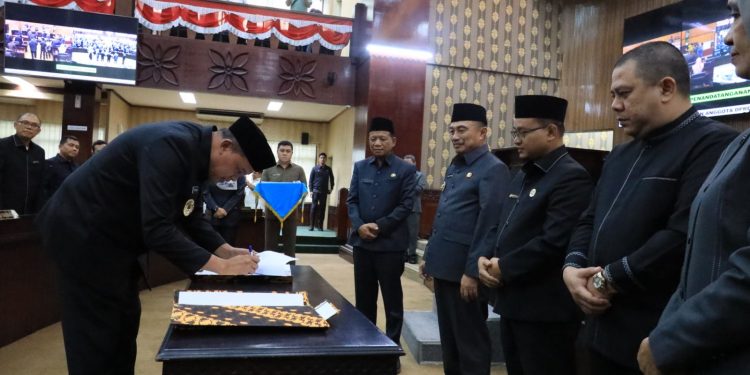 Paripurna Penetapan 3 Rancangan Perda serta Penyampaian Laporan Hasil Reses DPRD Masa Jabatan 2024 – 2029 Tahun Anggarab 2025