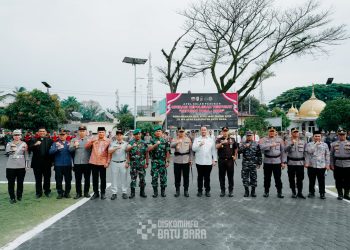 Jelang Hari Raya Idul Fitri, Polres dan Pemkab Batu Bara Gelar Apel Pasukan Operasi Ketupat Toba