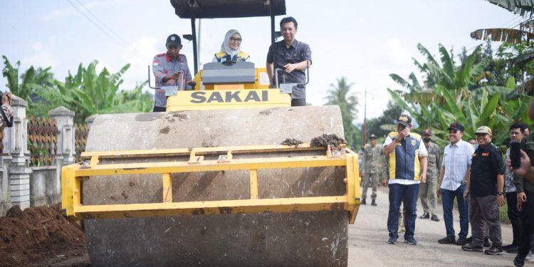Groundbreaking Ruas Jalan Gedong Tataan – Kedondong di Hadiri Oleh Wakil Gubernur Provinsi Lampung.