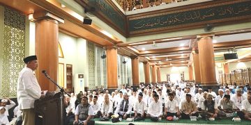 Hadiri Manasik Haji Tahap I, Wali Kota Cerita Pernah Jadi Petugas Haji Saat Pegawai Dishub Kota Bekasi.